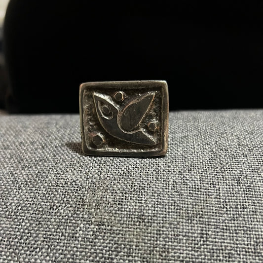 Bird design handmade ring