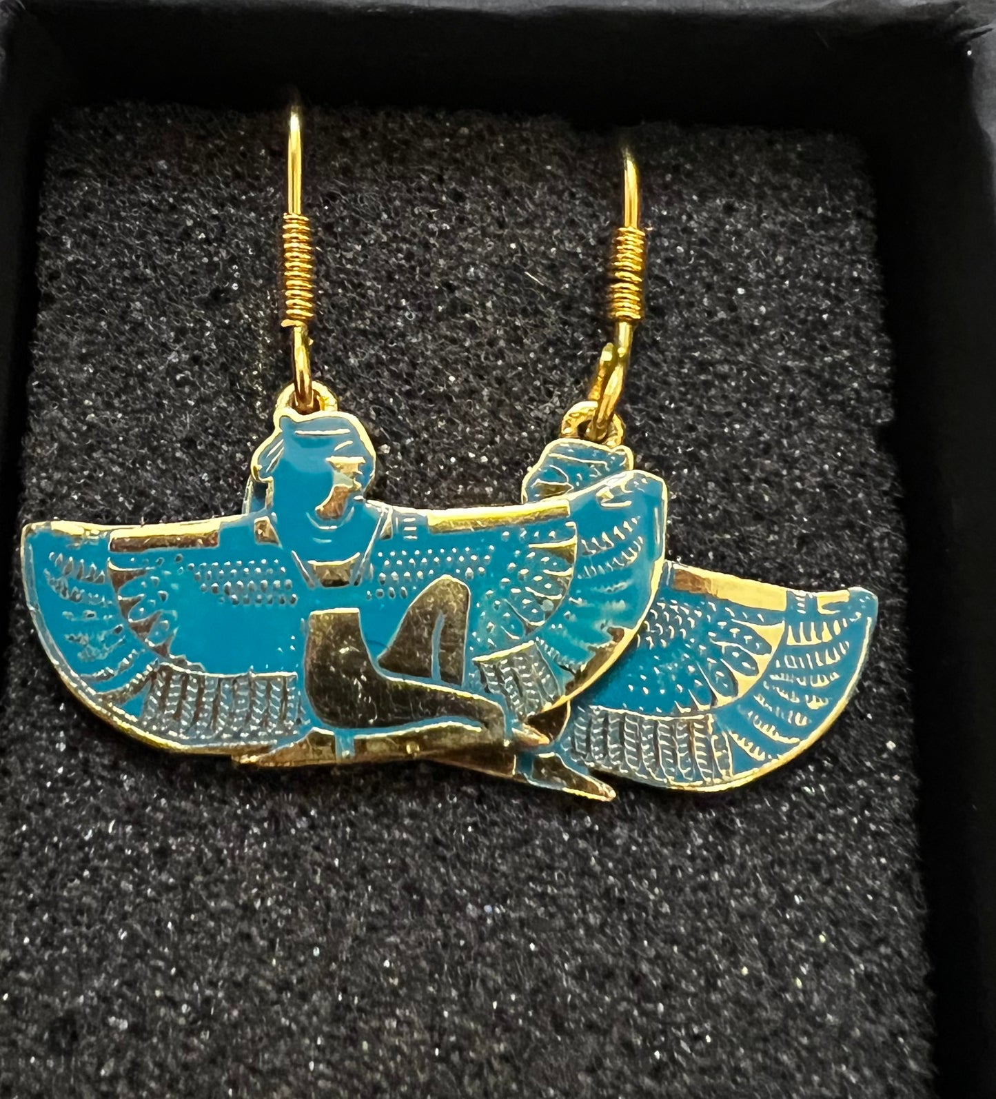 Horus turquoise earring